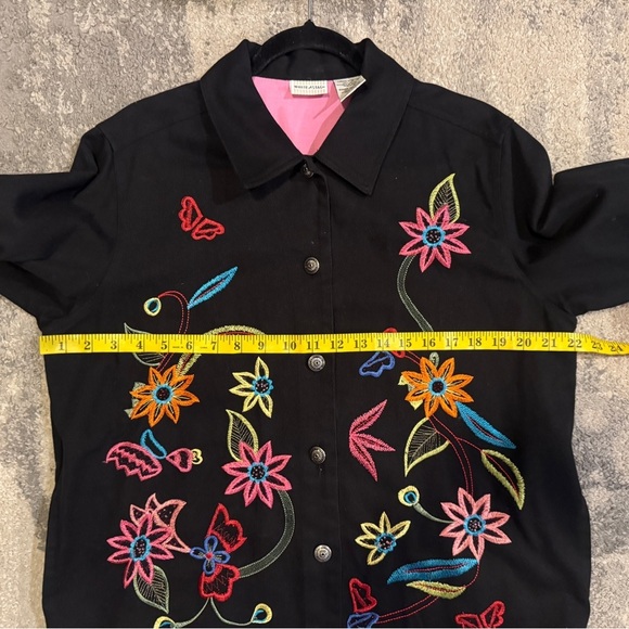 White Stag Vintage Rich Black Cotton Jacket - Picture 4 of 6